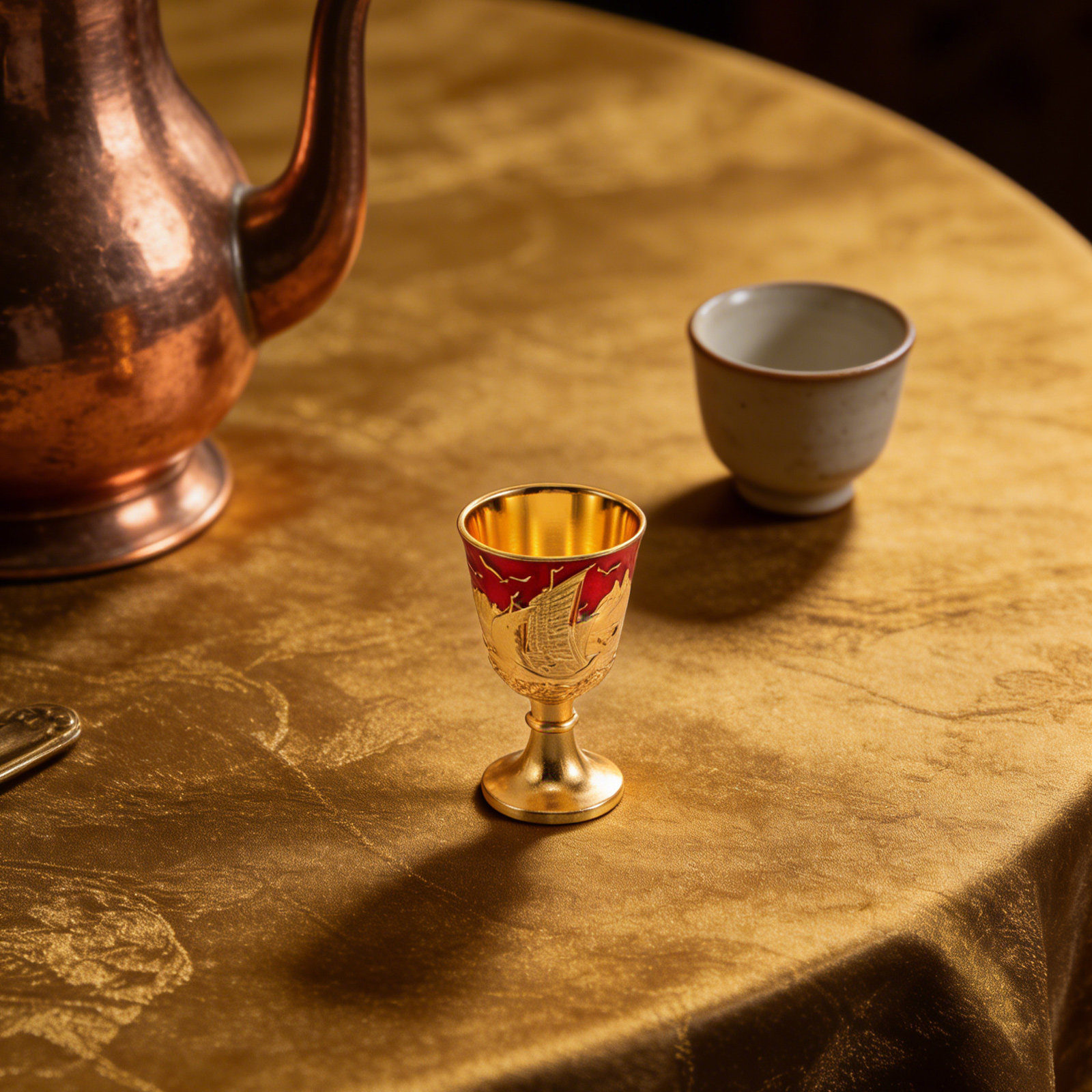 2 Adet Vintage Alaşımlı Kadeh, - Home Bar Set incelemesi ve fiyatı